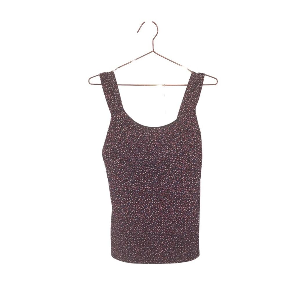 Ann Taylor factory confetti sleeveless blouse size medium